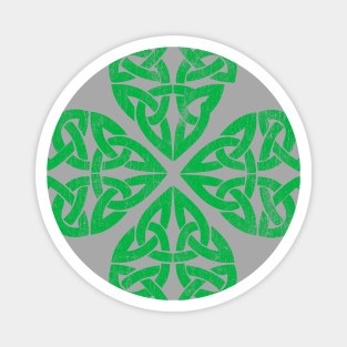 Traditional Celtic Shamrock Magnet